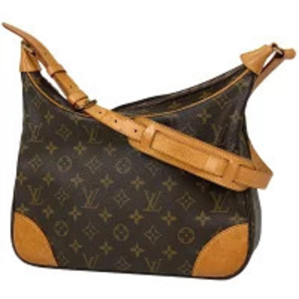 Louis Vuitton Boulogne Shoulder Bag Monogram Brown